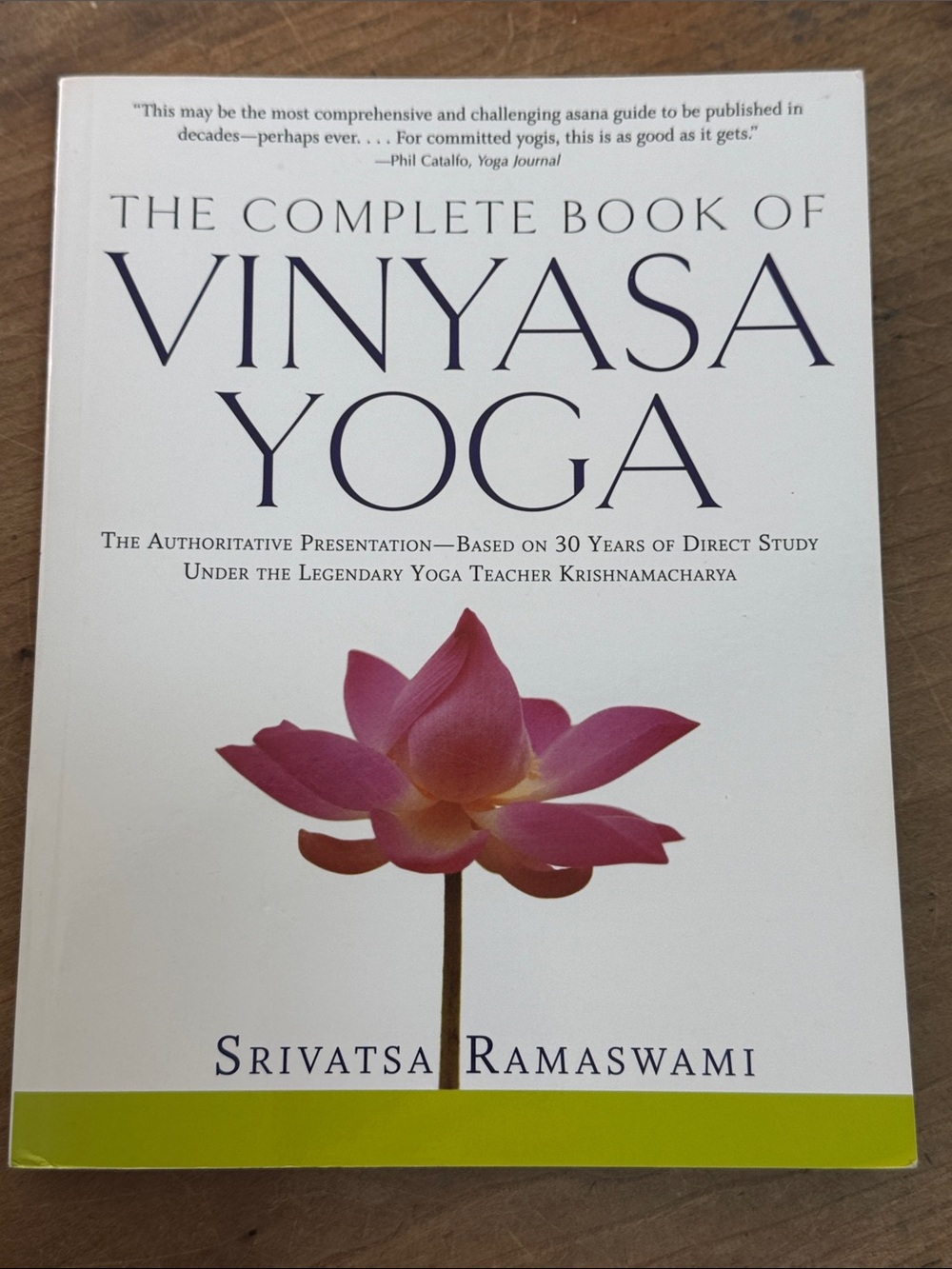The Complete Book of Vinyasa Yoga - Srivatsa Ramaswami softcover